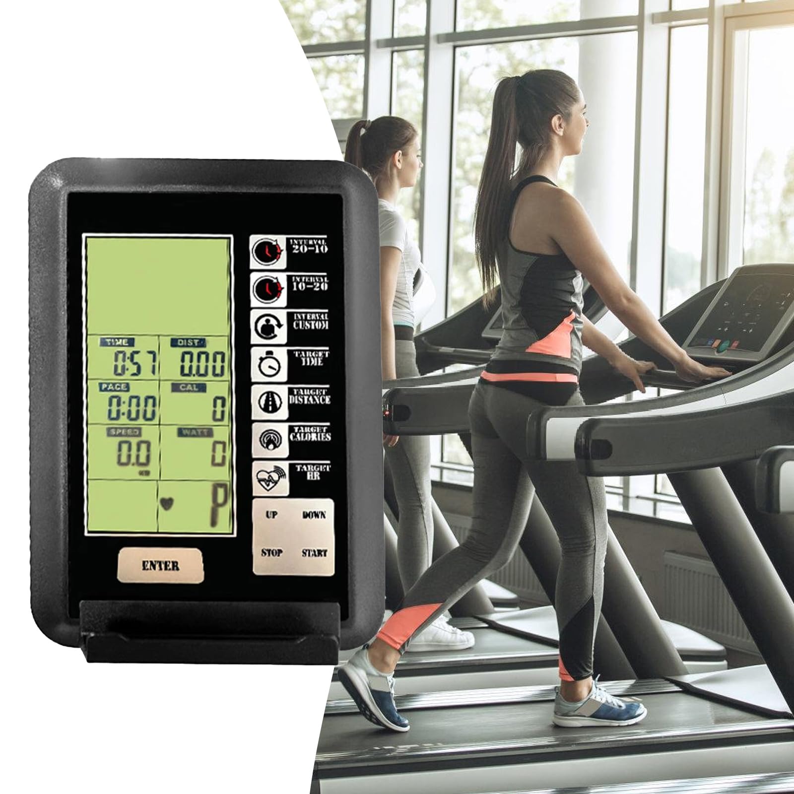 Fitness tracker portatile con cardiofrequenzimetro, leggero, per casa,  palestra e uso all'aperto : Amazon.it: Sport e tempo libero