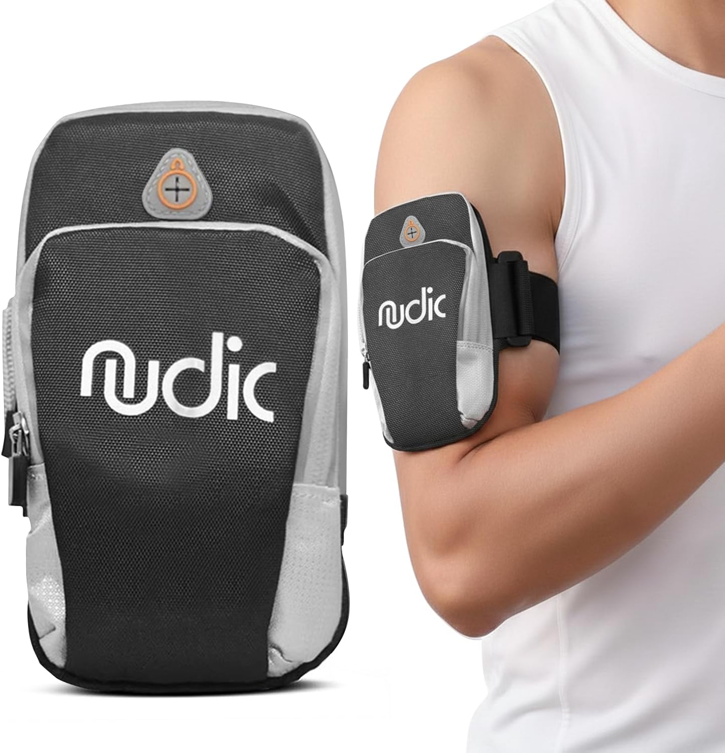 Running Armband – Secure Waterproof Bounce-Free running Phone Holder for iPhone 17 16 15 Pro Max & Samsung S25 Ultra | Adjustable Workout Pouch for Gym & Outdoor Sports | Fits Phones up to 6.9"