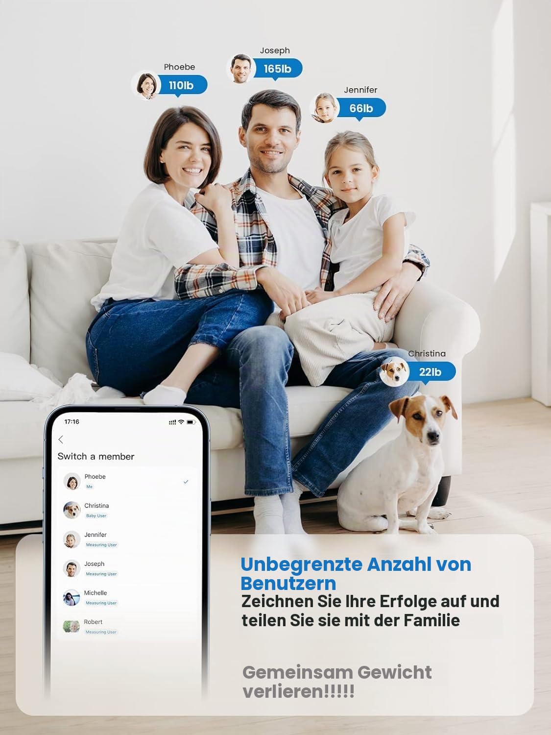 RENPHO Personenwaage Digital, Mini Waage mit Körperfett und Muskelmasse, Tragbare Körperfettwaage Synchronisierbar mit Apps, Höchstmaß 180kg, 28 X 18CM