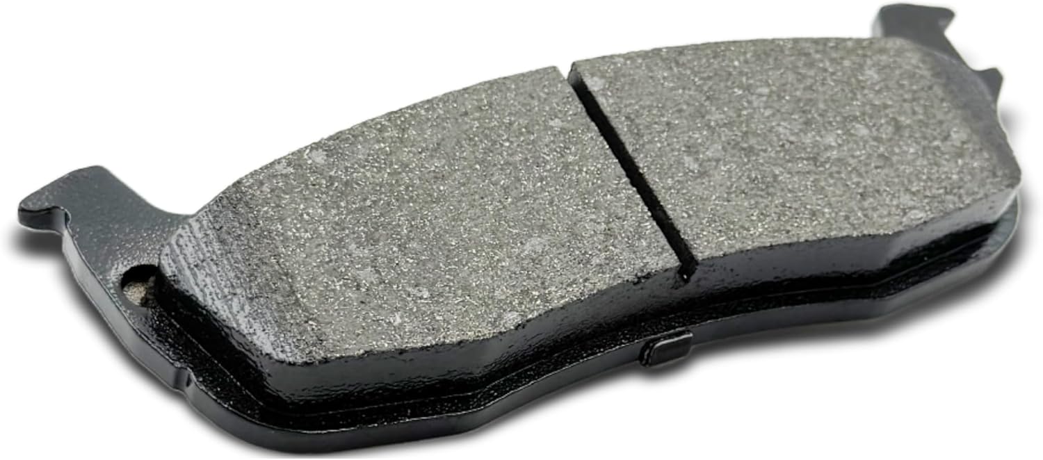 Front Rear Ceramic Brake Pads 8 Pieces Set fit for 2004 Ford F-150 Heritage,for 1999-2003 Ford F-150,for 1997-1999 Ford F-250,for 1997-2002 Ford Expedition,for 1998-2002 Lincoln Navigator.