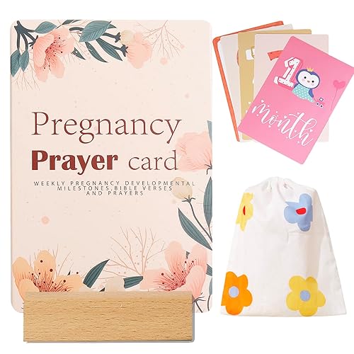 Tarjetas de oración de embarazo, regalo para mamá primeriza, imprescindibles para el embarazo, regalos de diarios de embarazo para madres
