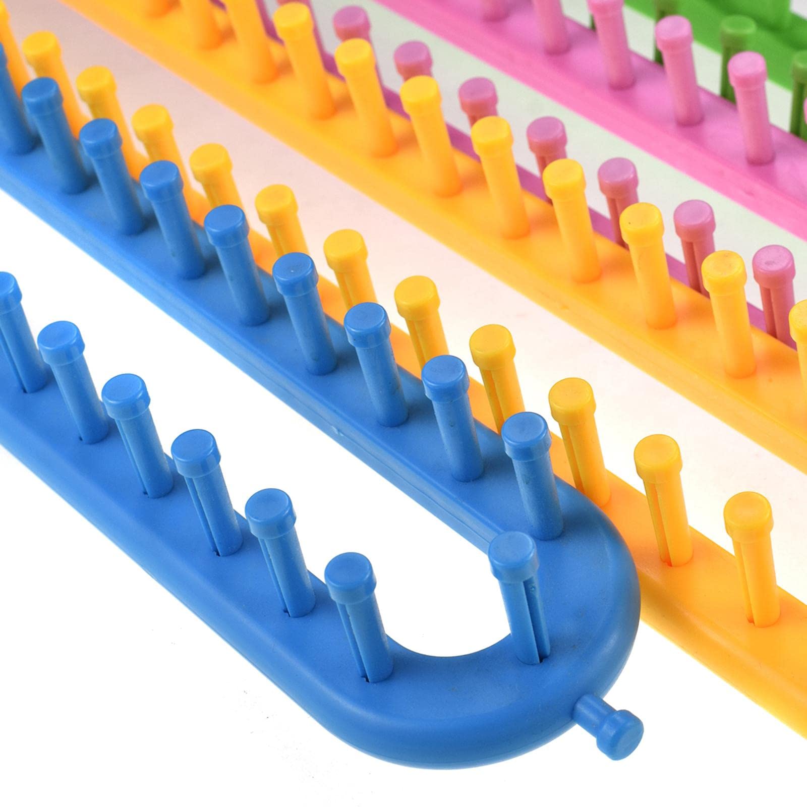 Set di Telai per Maglieria Colorati, con Utensili per Uncinetto E Cucito Fai da Te, Maglione, Sciarpa, ECC.