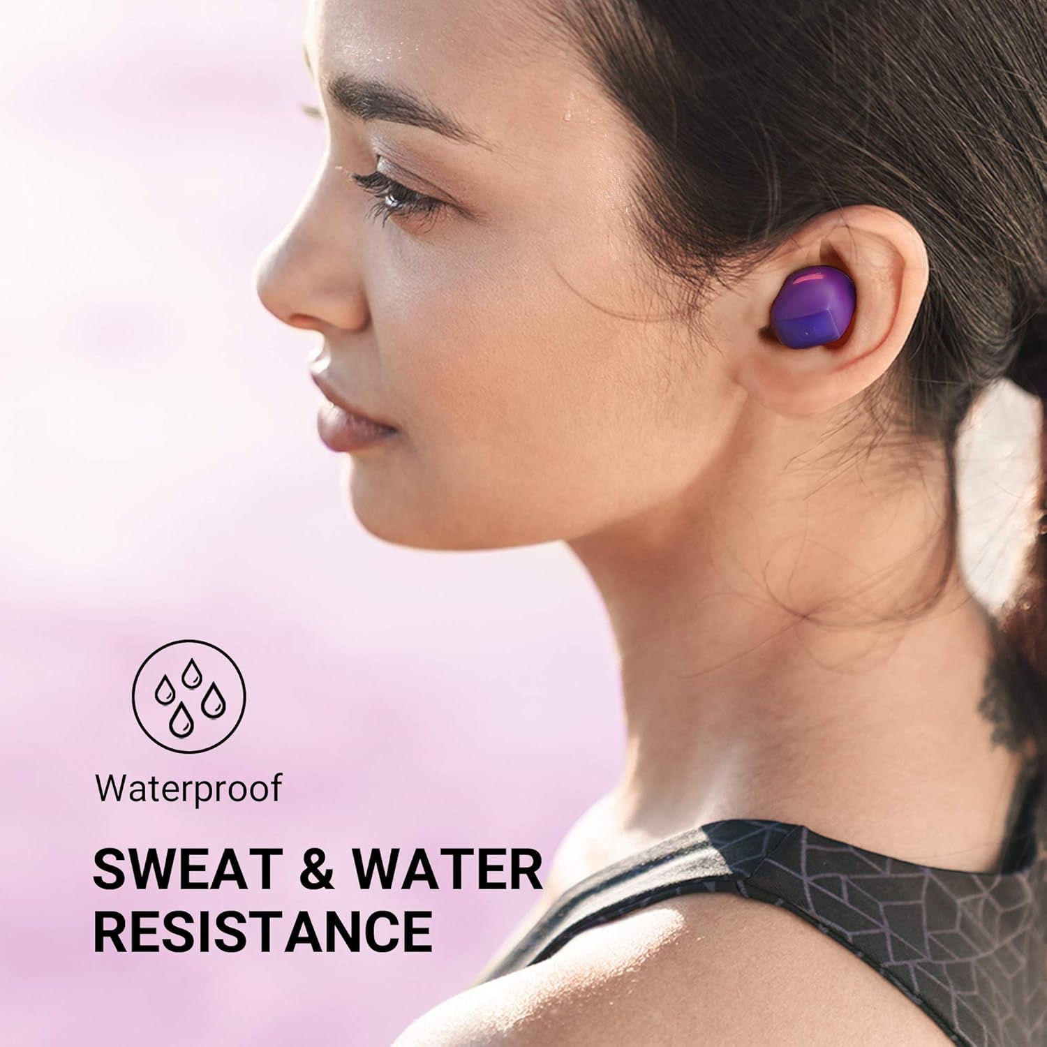 🔥 Hоt Dеаlѕ TCL SOCL500TWS Wireless Earbuds with Pumping Bass, Type-C Charging Case 26H Playtime, Bluetooth 5.0, Secure Fit, Waterproof, Noise Isolation, One Step Pairing for Gym - Sunset Violet