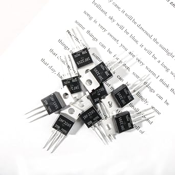 IRF3205 MOSFET Transistors 55V 110A IRF3205PBF N-Channel Power MOSFETS Transistor 55 Volt 110 Amp TO-220 (Pack of 12pcs)