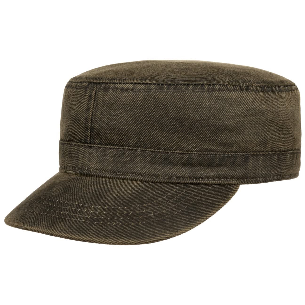 Lipodo Classic Cotton Army Cap Adjustable Military Style 100% Cotton Unisex Summer Brown