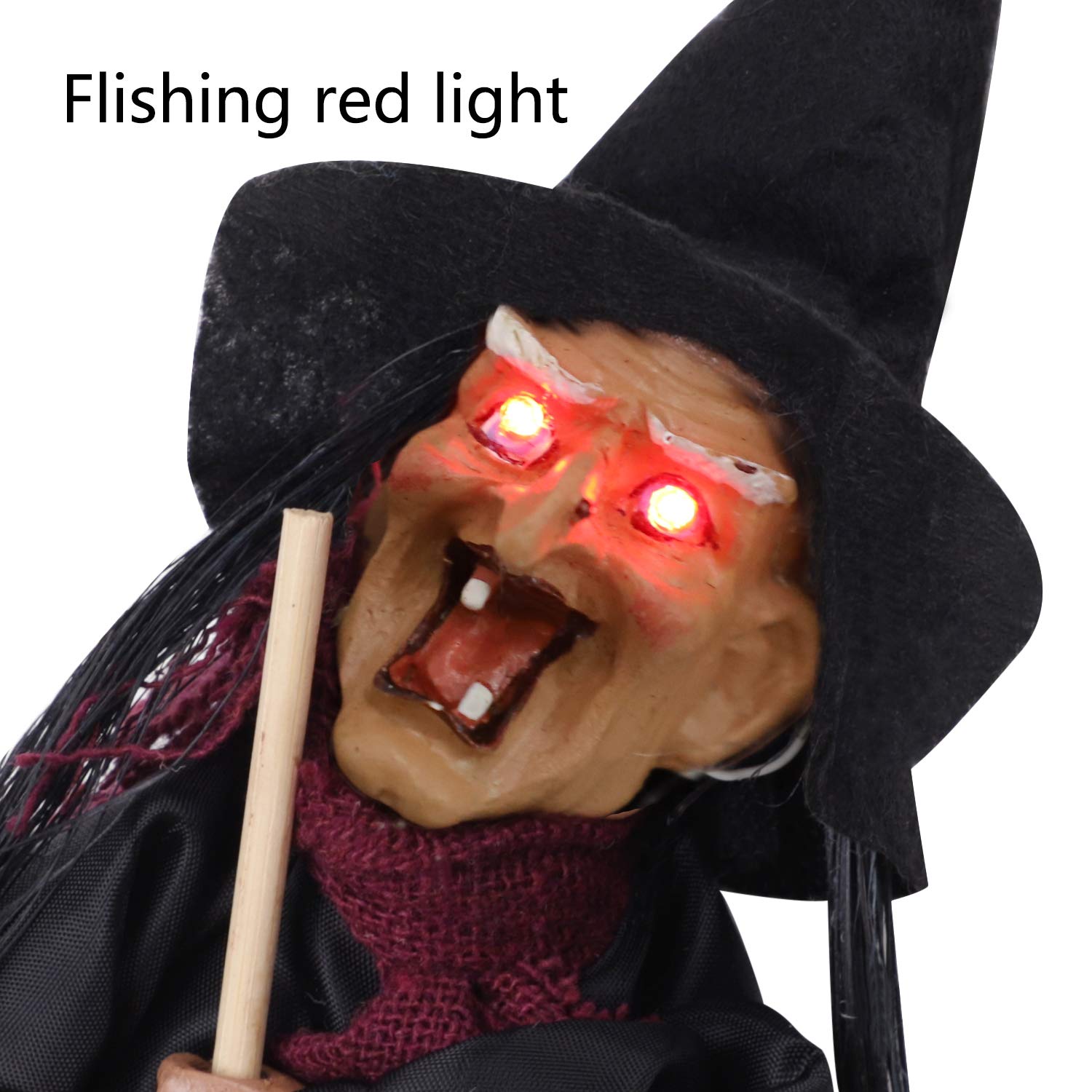 Muteitt Sorcière Suspendue Halloween Décoration Sorcière D