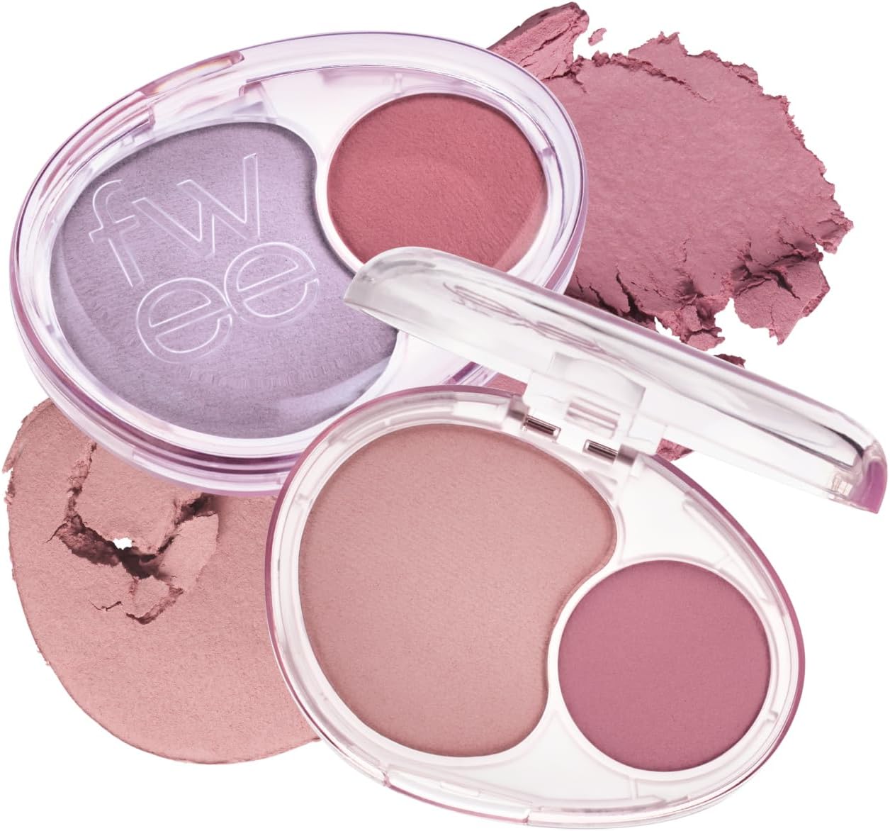 Mellow Dual Blush | MV02 Icy Cupid | Dual Color, Jelly Texture, 12 Colors, Longwear, Long-lasting | 7.2g