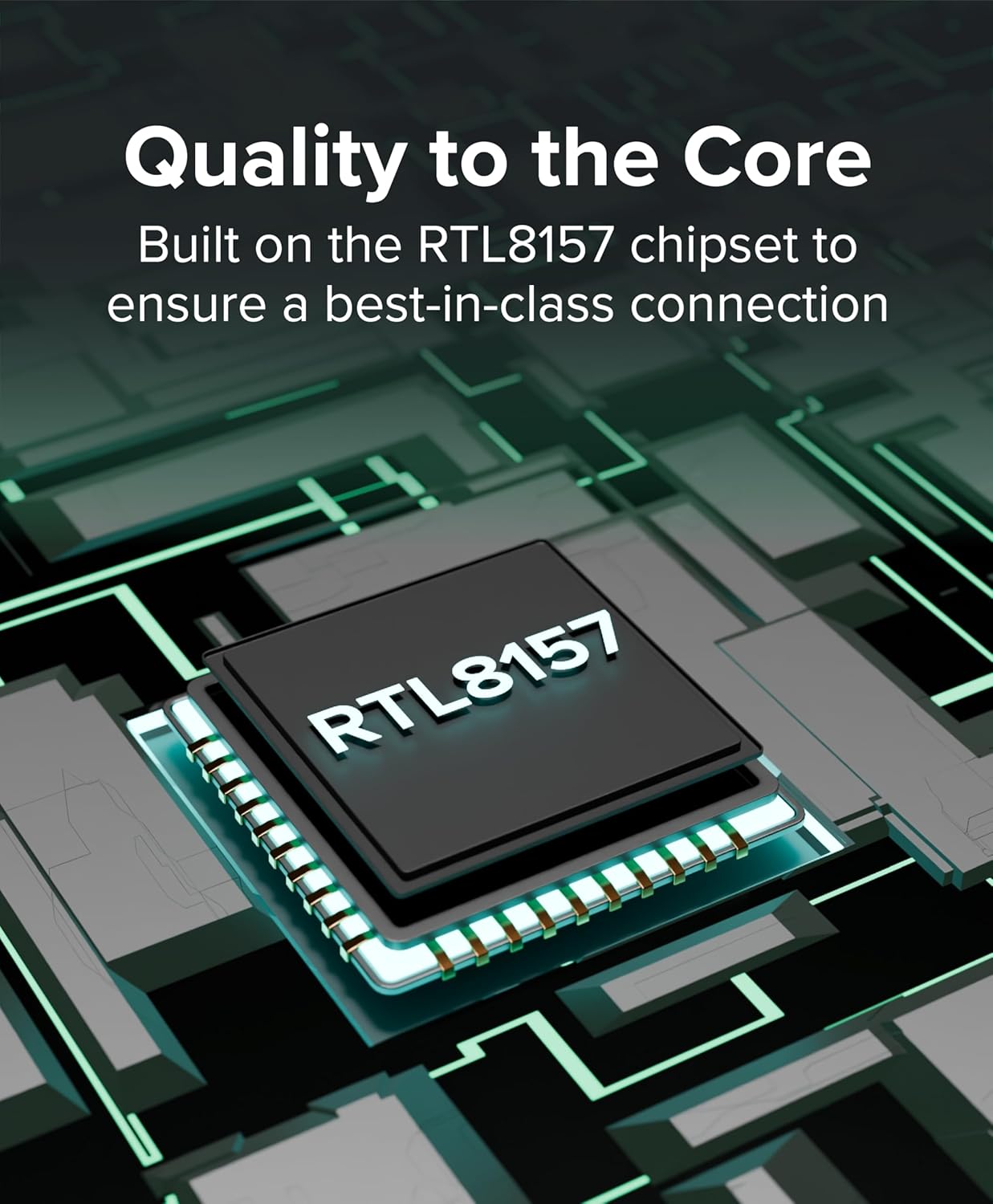 Plugable 5Gbps USB-C Ethernet Adapter | 5000Mbps Wired Network for Windows, macOS, and ChromeOS Laptops and Desktops | Realtek RTL8157 | Supports CAT6, CAT6a and CAT7 Cables (USBC-E5000)