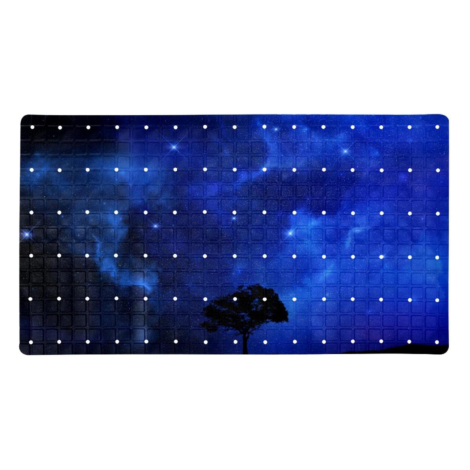 Tapis de bain antidérapant avec ventouses et trous de drainage pour la douche
