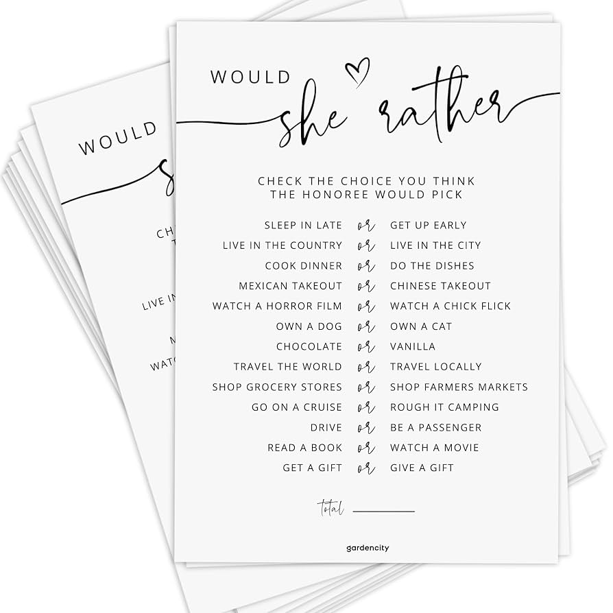 amazon-com-50-would-she-rather-bridal-shower-game-cards-baby-shower-games-50-guests-minimalist-white-home-kitchen for Free Printable Bridal Shower Games Would She Rather Amazon.com: 50 Would She Rather Bridal Shower Game Cards, Baby Shower Games, 50 Guests, Minimalist White : Home & Kitchen for Free Printable Bridal Shower Games Would She Rather