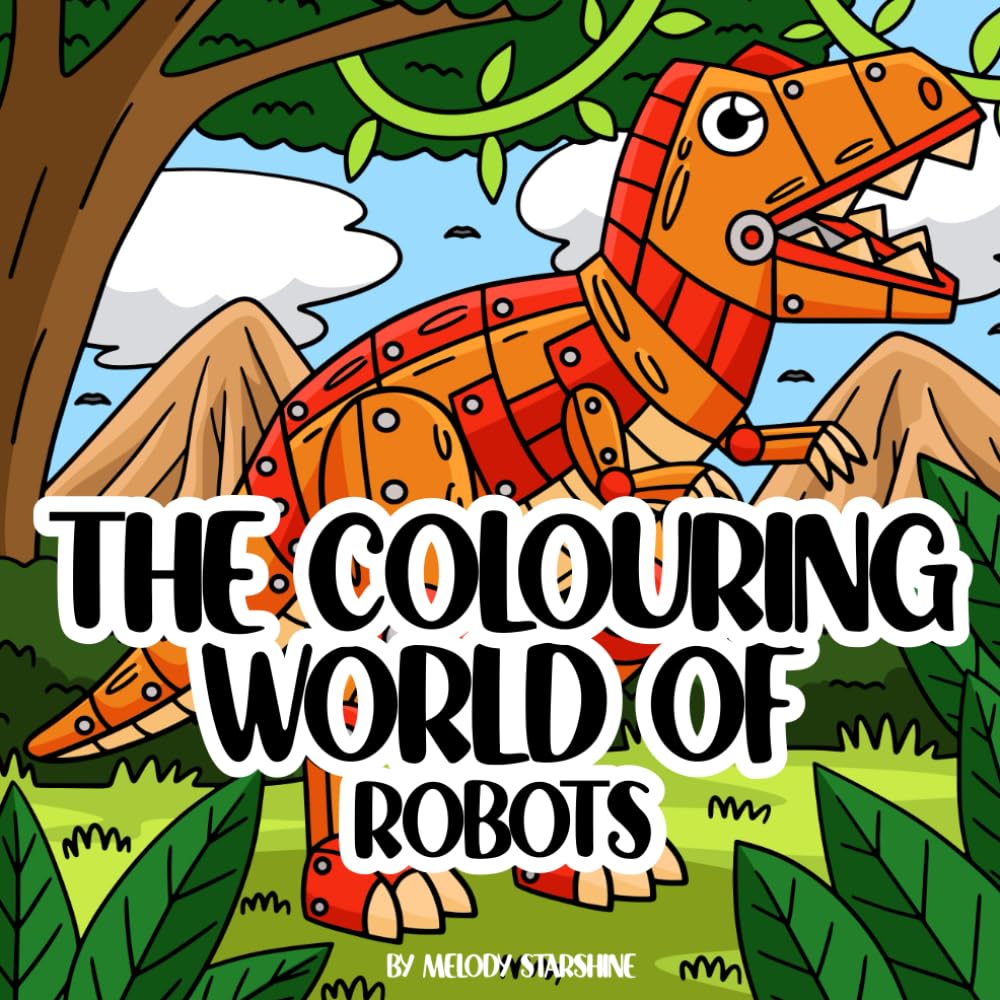 The Colouring World of Robots: Colour, Create and Bring Robots to Life!