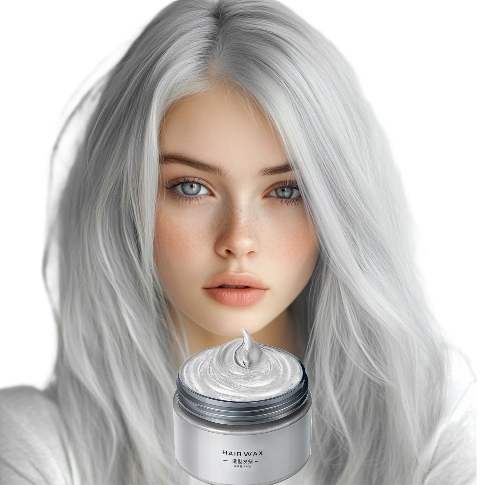 Amazon.com : White Temporary Hair Wax - Washable Color for Dark