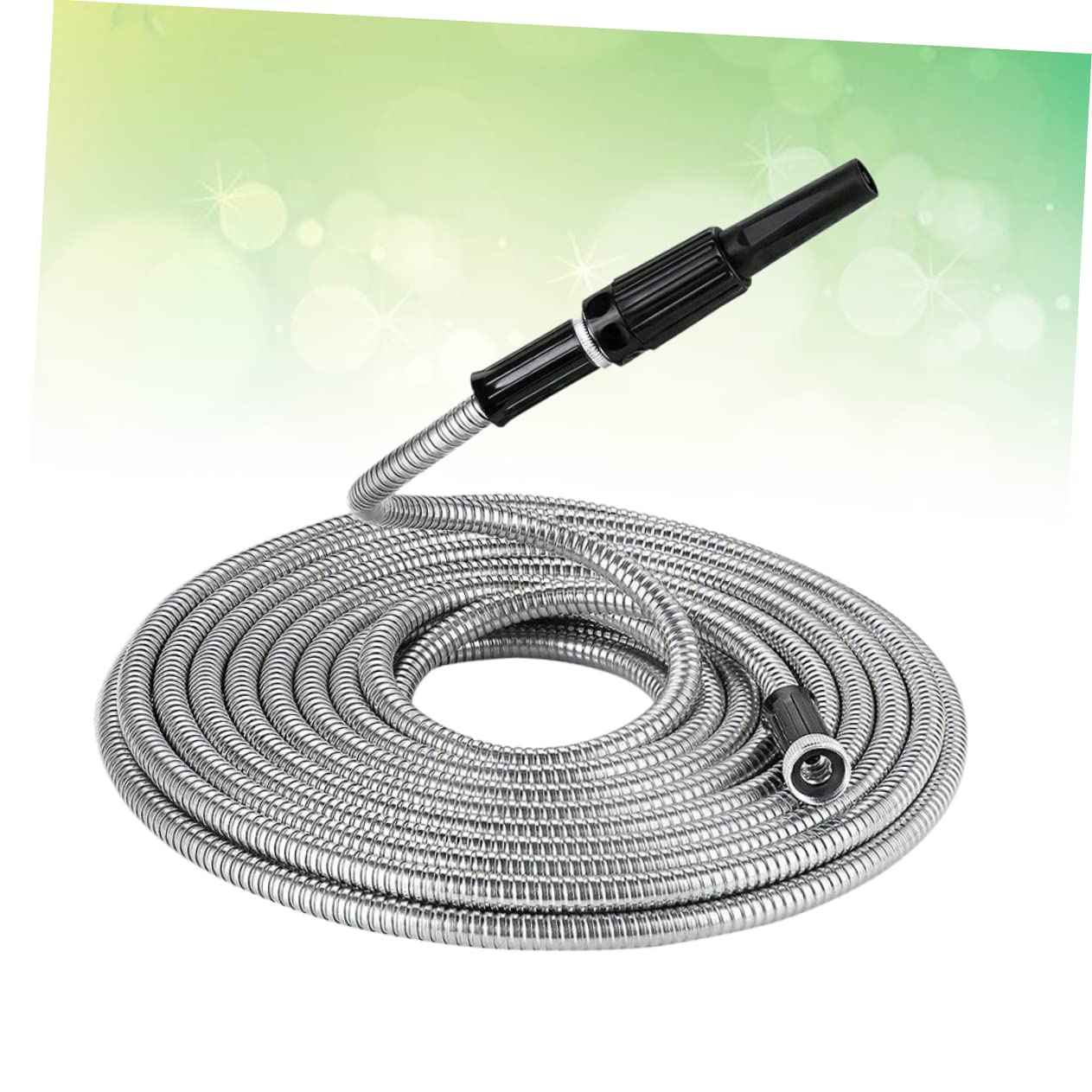 YARNOW Tuyau Darrosage Télescopique De 25 Pieds En Acier Inoxydable Résistant Aux Perforations Polyvalent Pour Une Utilisation En Extérieur