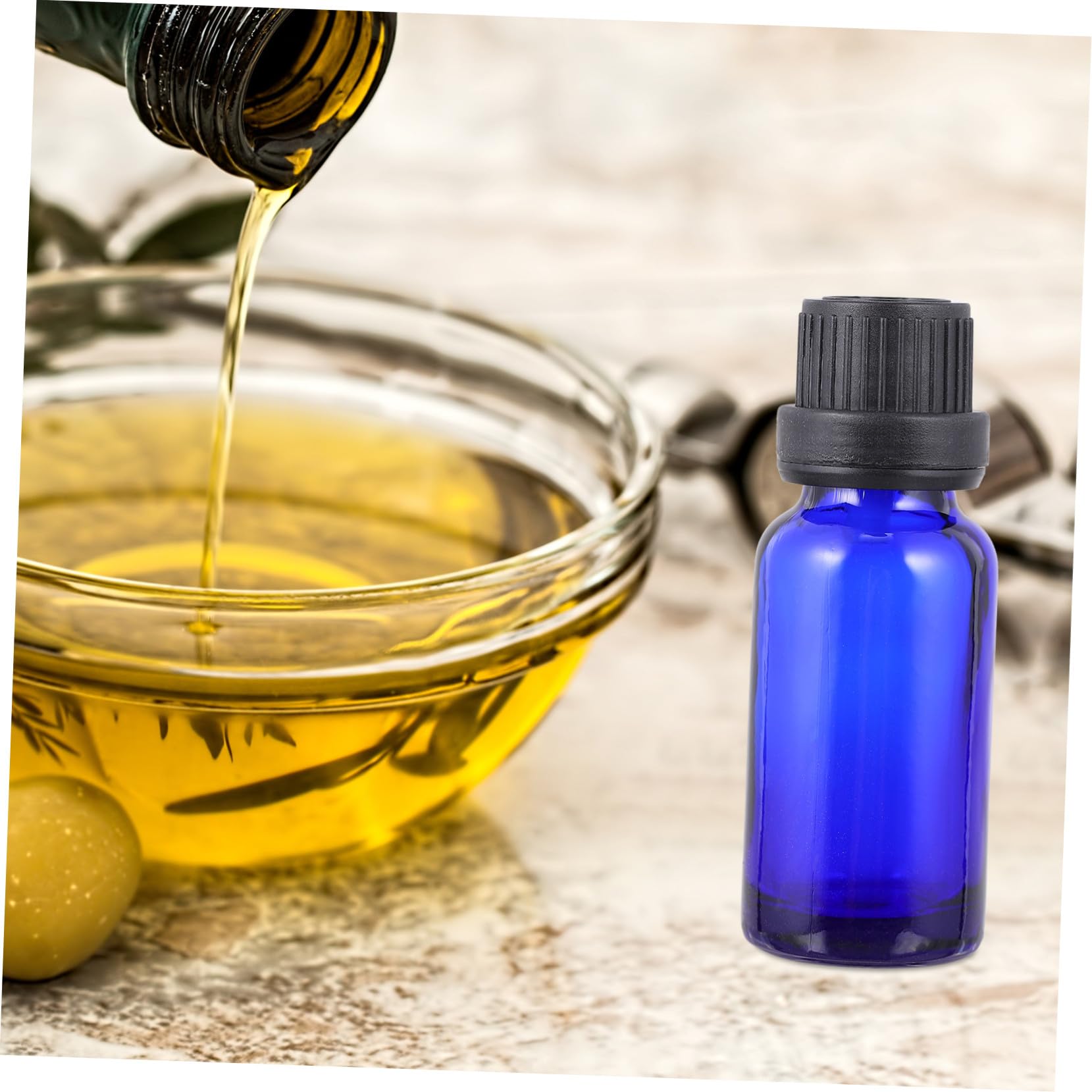 Alipis 15 pezzi Bottiglie Contagocce in Vetro per Aromaterapia Bottiglie Liquido Ricaricabili Compatte e Ermetiche per Viaggi e Uso Quotidiano