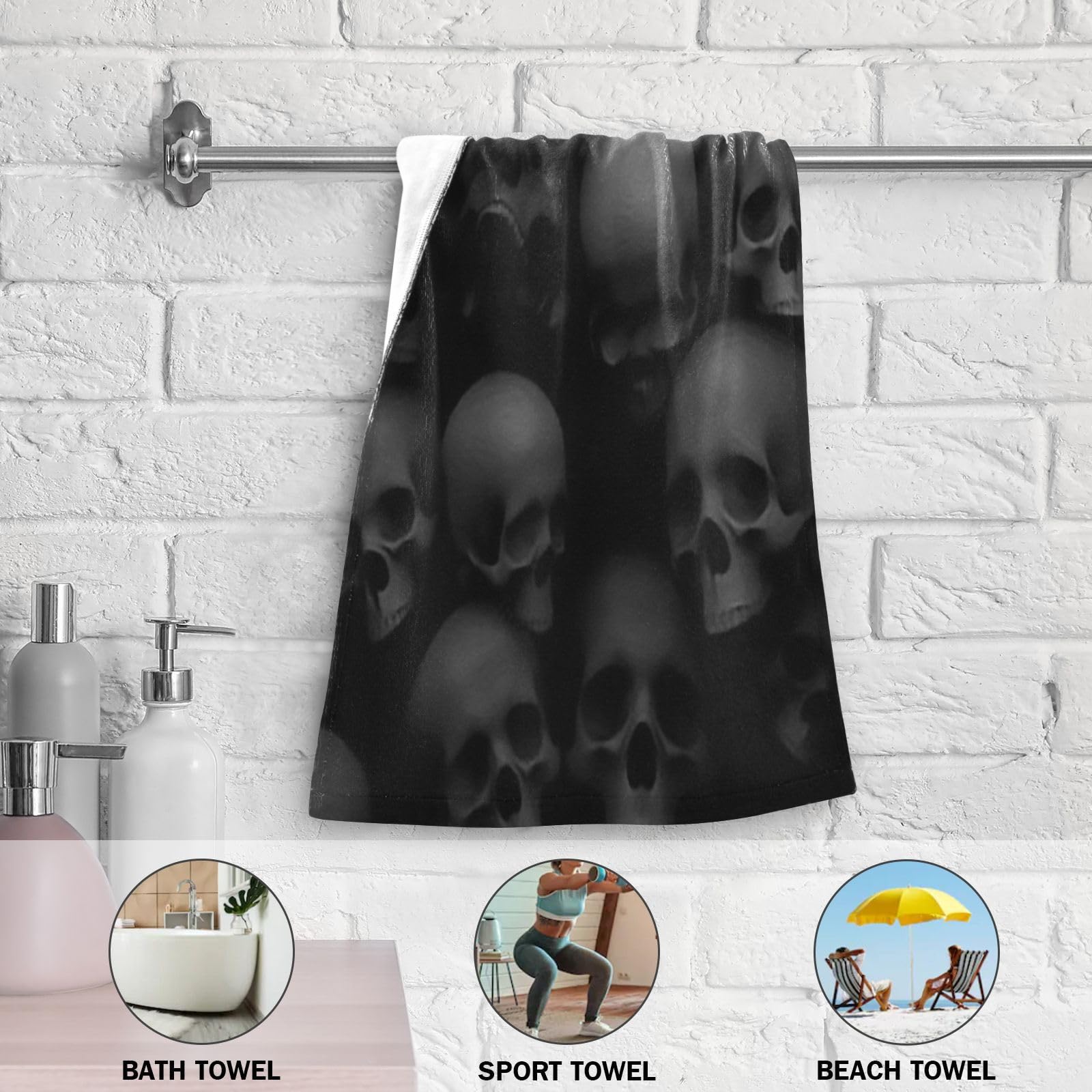 ELLEGARDEN　skull bath towel ELLEGARDEN skull bath towel 51MDmQow6ML._QL92_SH45_SS200_.jpg