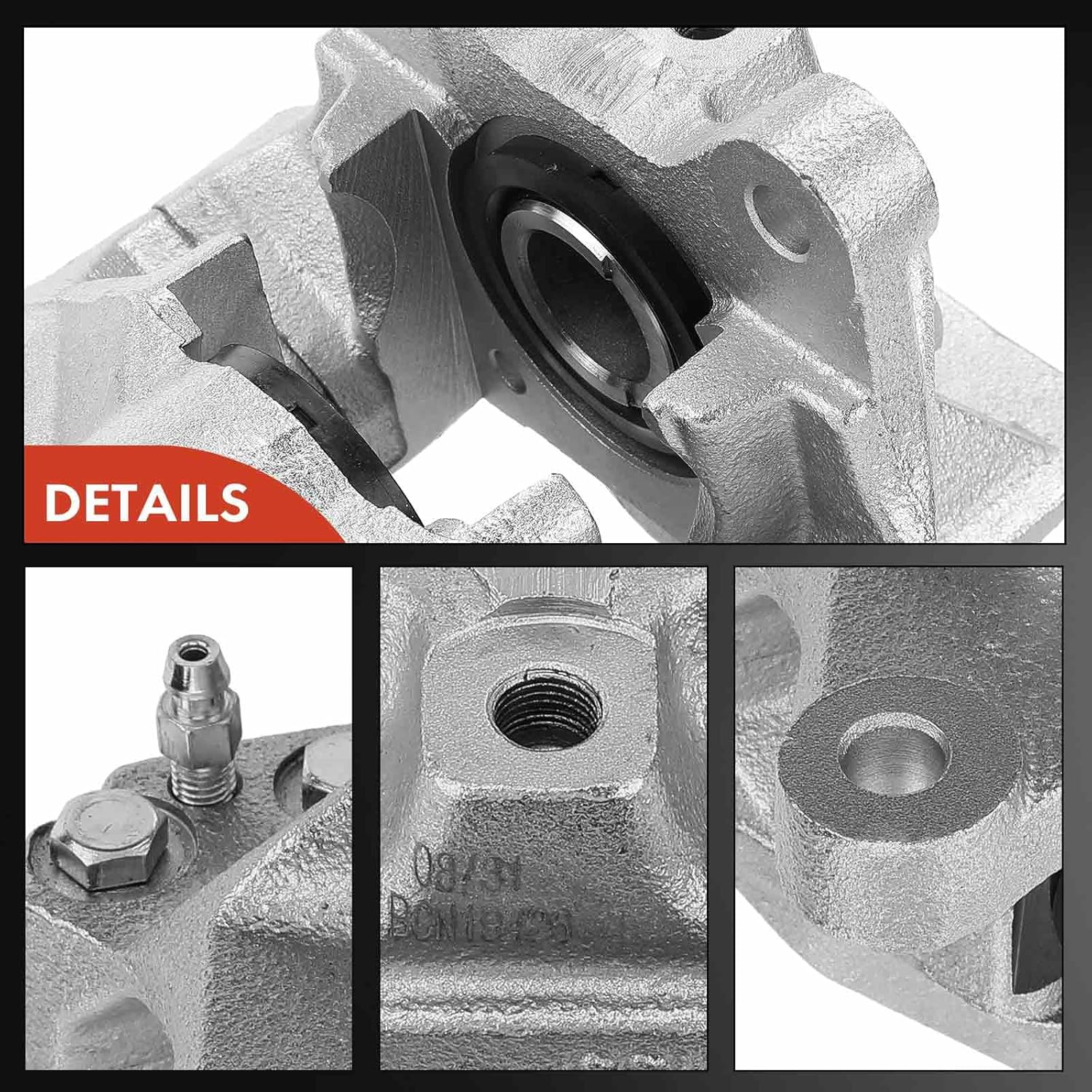 A-Premium Disc Brake Caliper Assembly Compatible with Select Volvo Models - 240 1990-1993, 242 1975-1984, 244/245 1975-1989, 262 1976/1978-1981, 264, 265, 164 - Rear Right Passenger Side