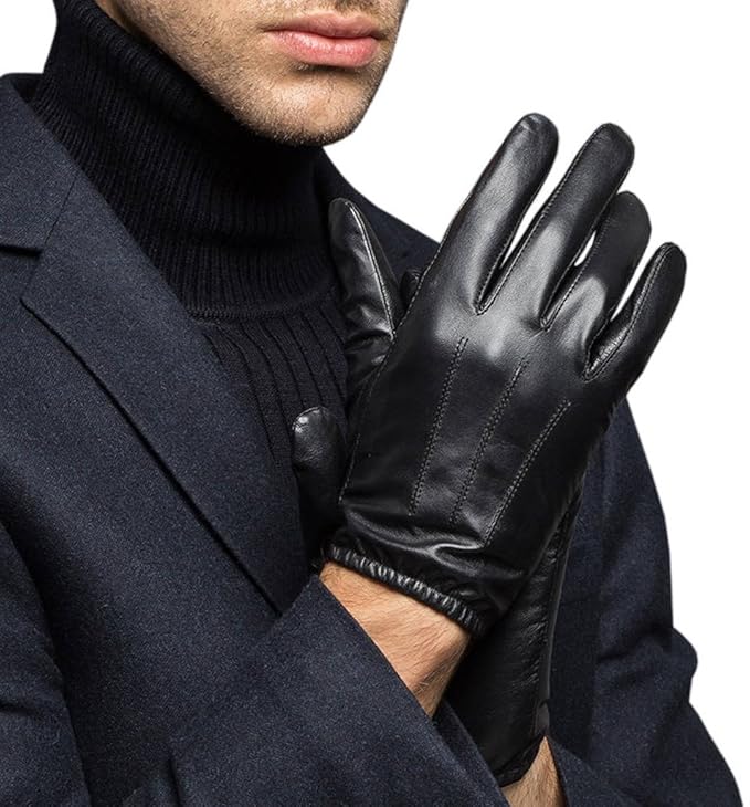 Amazon Casf 手袋 革 メンズ レザー 防寒用 レザーグローブ 男性用手袋 保温 暖かい 手ぶくろ 本革 秋冬 バイク ドライブ 自転車 通勤 ビジネス シープスキン ナッパスキン 羊革 防水 黒 L 並行輸入品 手袋 通販