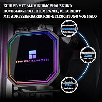 Thermalright Frozen Prism 360 Black ARGB Vízhűtéses CPU Hűtő, 120mm-es ARGB PWM Ventilátorral, AM4/AM5, Intel LGA1700/1851/1150/1151/1200/20 4