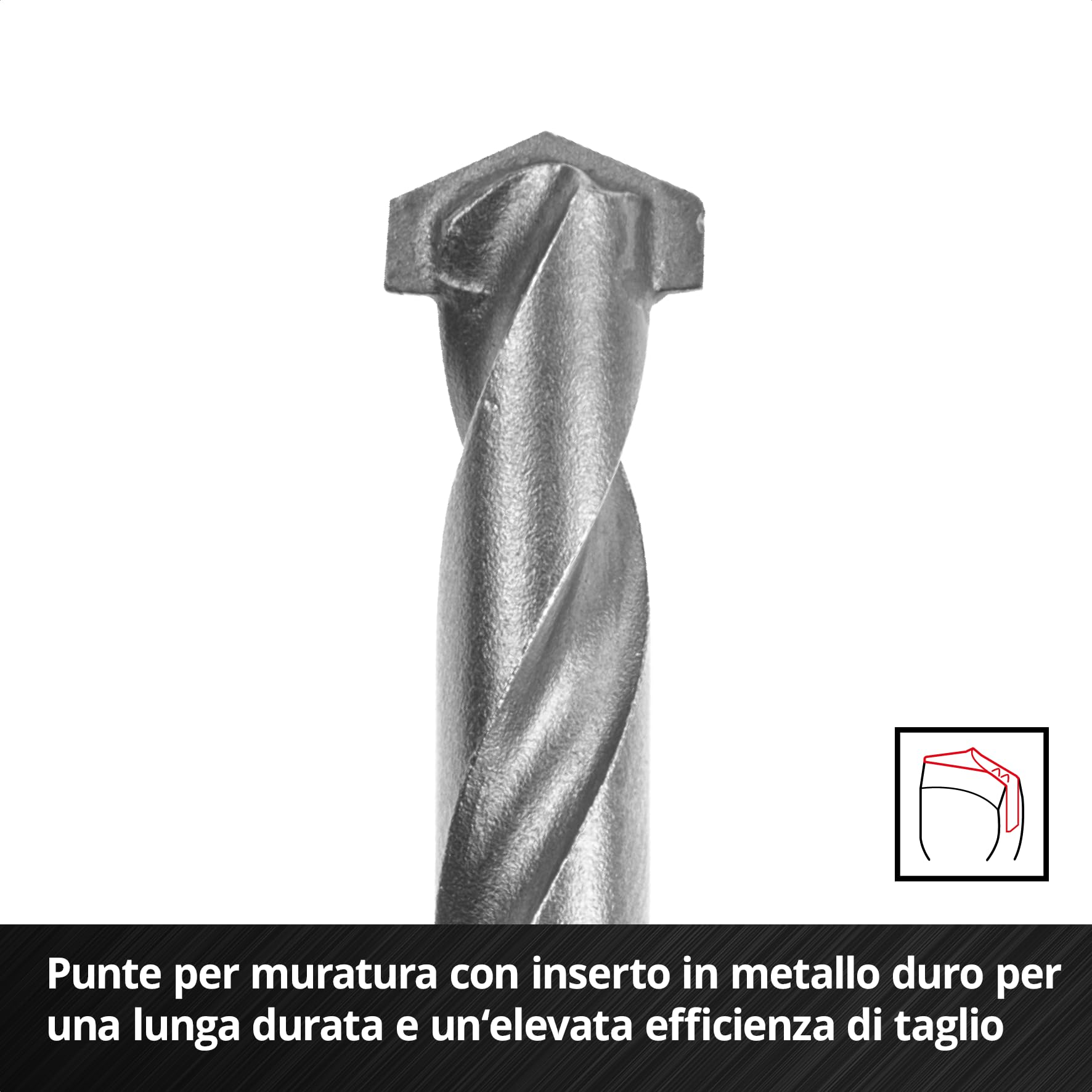 Set di punte e trapani originali Einhell XL-CASE da 95 pezzi resistenti agli urti (punte, punte da trapano, portapunte, chiave a bussola, svasatore, arresto del trapano, chiave a perno) | Inserti S2 25 e 50 mm | set punte | portainserti | bussole | svasat