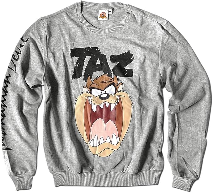 オープニング大セール キャラ刺繍 ルーニーテューンズ タスマニアンデビル コットンシャツ 水色 ｌ シャツ Labelians Fr