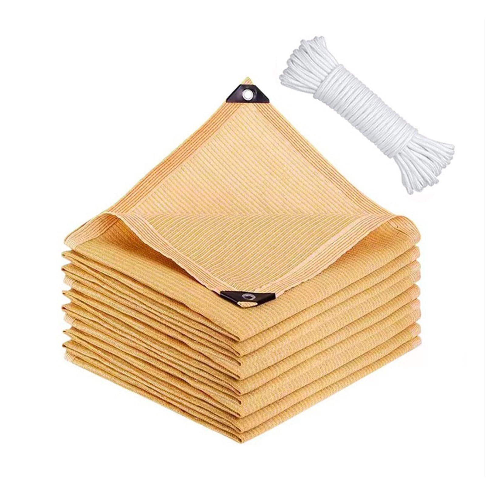 Voile d'ombrage rectangulaire 8x9m avec oeillets pour protection serre