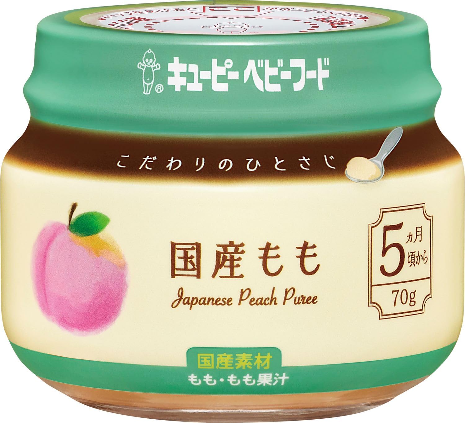 キユーピー ベビーフード 国産もも 70