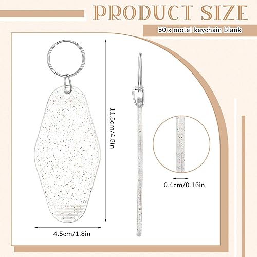 Miniatura 7 de Pinkunn 50 piezas de llavero de motel en blanco sublimación vintage llavero de hotel en blanco a granel para manualidades DIY ornamento