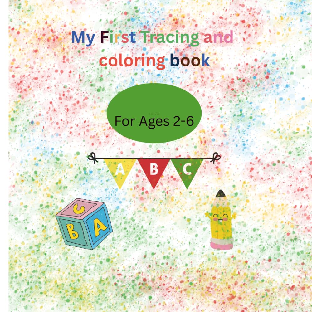 Tracing and colouring book
