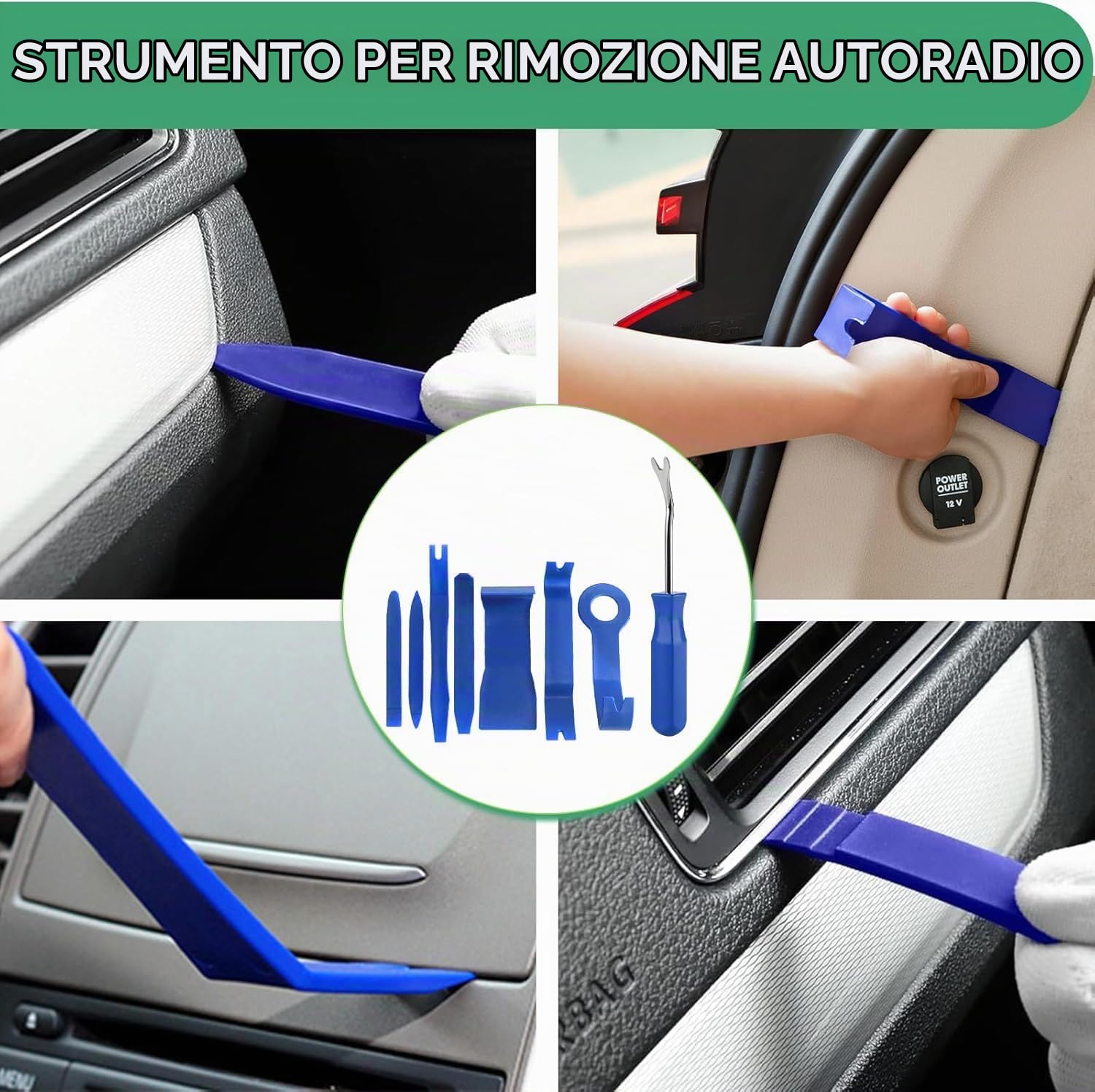 Set di riparazione per ammaccature dell'auto, senza vernice, con LED Dent Board, martello scorrevole, ponte di trazione e estrattore di ammaccature, per ammaccature auto, danni da grandine, piccole e