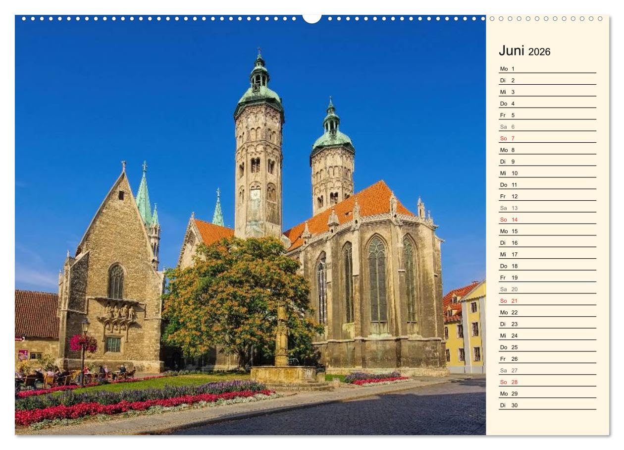 Saale-Unstrut - Region aus Wein und Stein (hochwertiger Premium Wandkalender 2026 DIN A2 quer), Kunstdruck in Hochglanz: Ein Bildkalender aus Deutschlands nördlichster Weinbauregion (CALVENDO Orte)