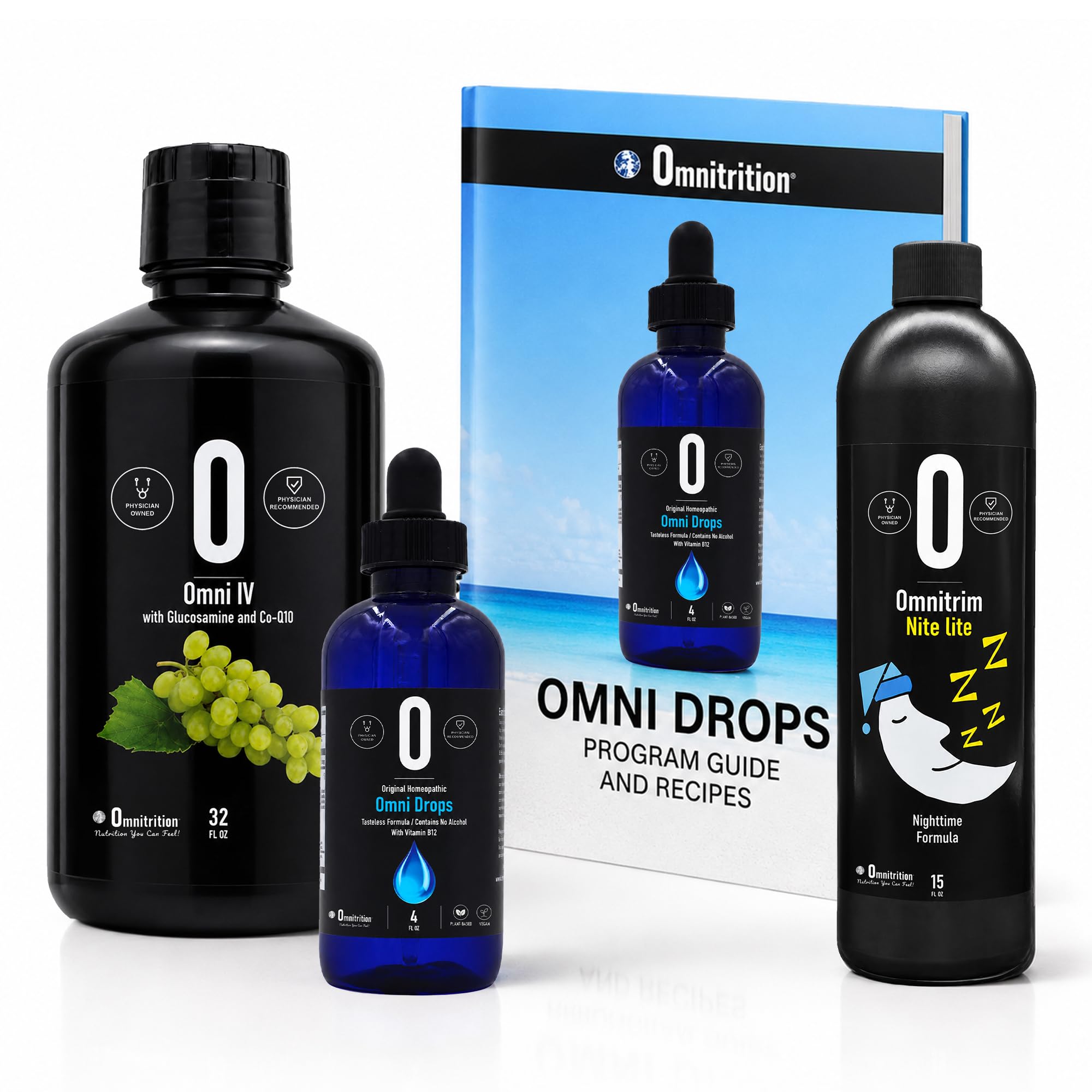 Omnitrition Get Started Bundle, Omni IV, Omni Drops, OmniTrim Nite Lite