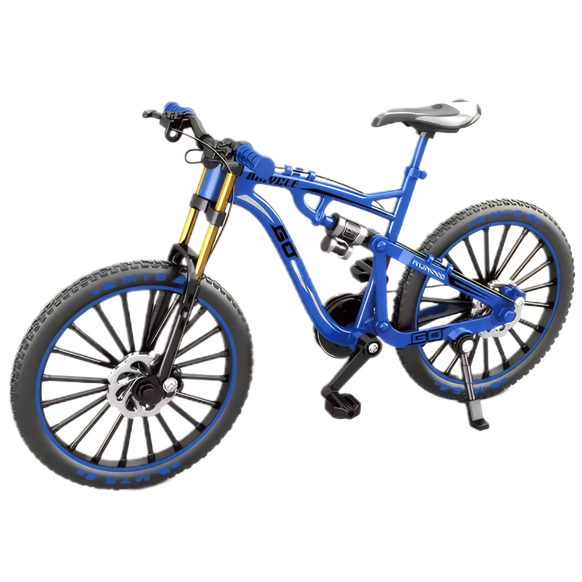 Bide-Doigt 1: 8 Simulation Allaire Alliage BMX Toy Mini BMX Bélo avec pièce Mobile Pliable avec décoration Absorbant Les Chocs pour Les Enfants et Les collectionneurs.