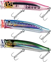 Vista 17 de THKFISH Señuelos para pesca de agua salada de atún para pesca de surf, lubina con ojos 3D para atún GT peces grandes, 5.9 pulgadas, 1 unidad/3