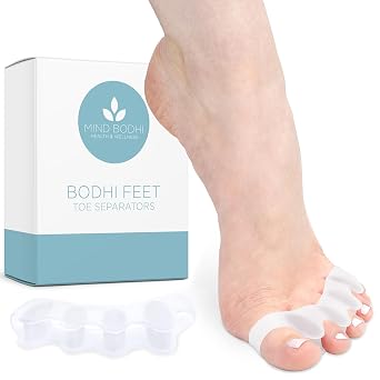 Mind Bodhi Toe Separators/Toe Spacers - For Men and Women - Regular Size White