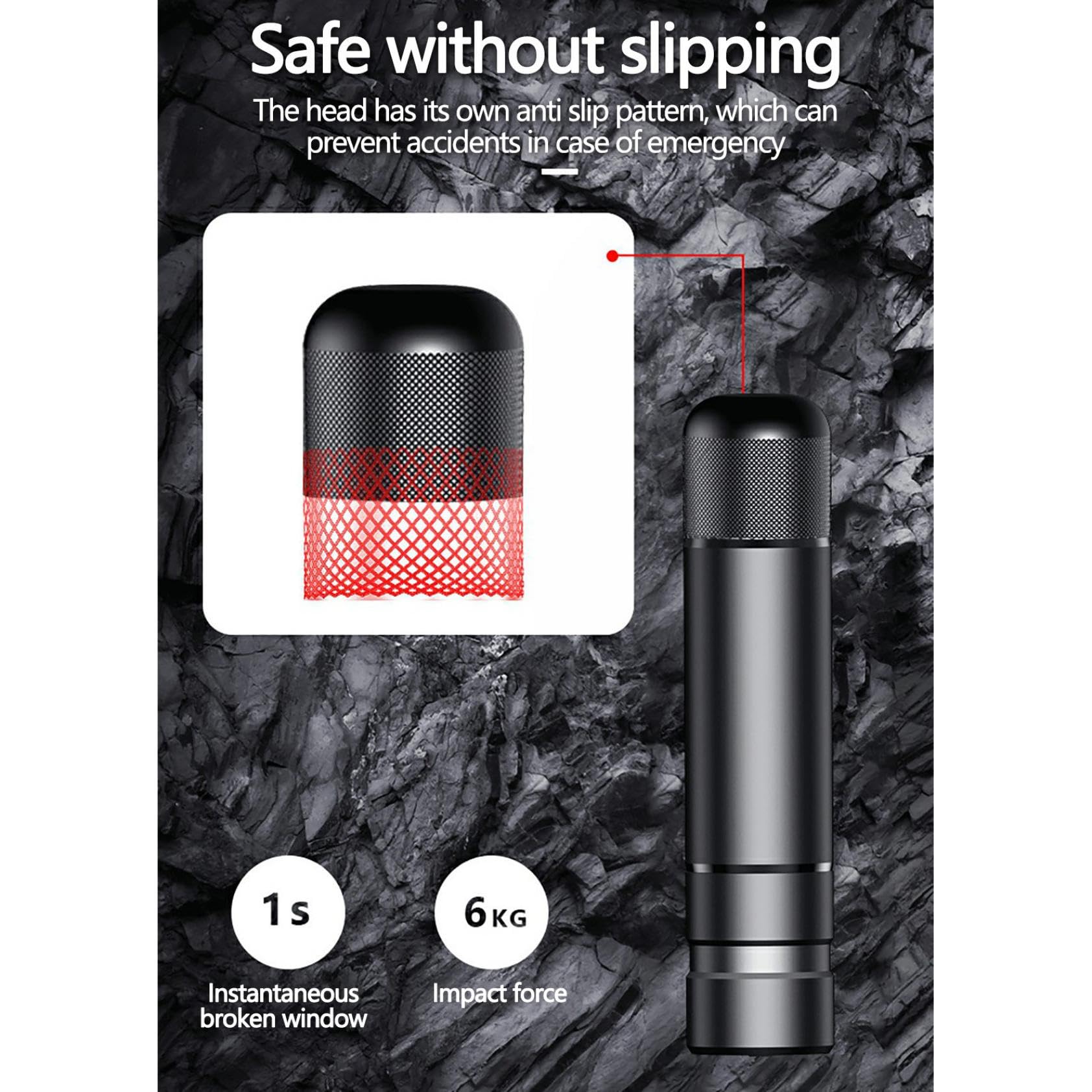 Safehammer, martello di sicurezza per auto, martello di sicurezza per rompere i vetri, emergenza auto 2 in 1 per rompere i finestrini e tagliare la cintura di sicurezza, strumento di fuga per veicoli,