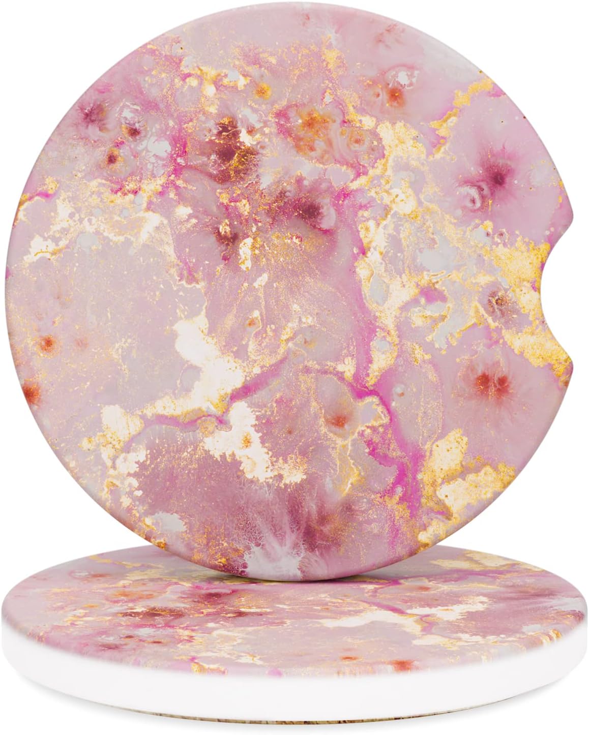 Ainubio Car Coaster for Cup Holders, 2 Pack Absorbent