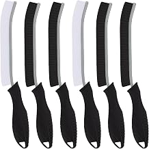 TQRR Hard Bristle Corner Cleaning Brush Pack of 6 Multifunctional Grout Brush