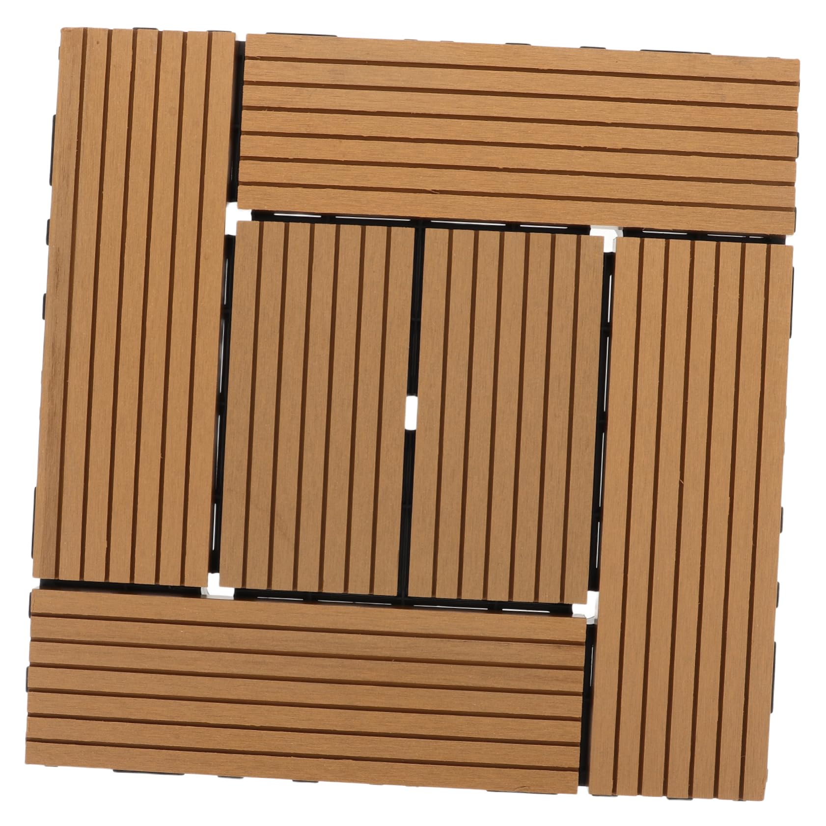 Dalles de terrasse emboîtables antidérapantes plastique extérieur jardin