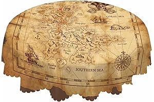 AOYEGO Pirate Table Cloth