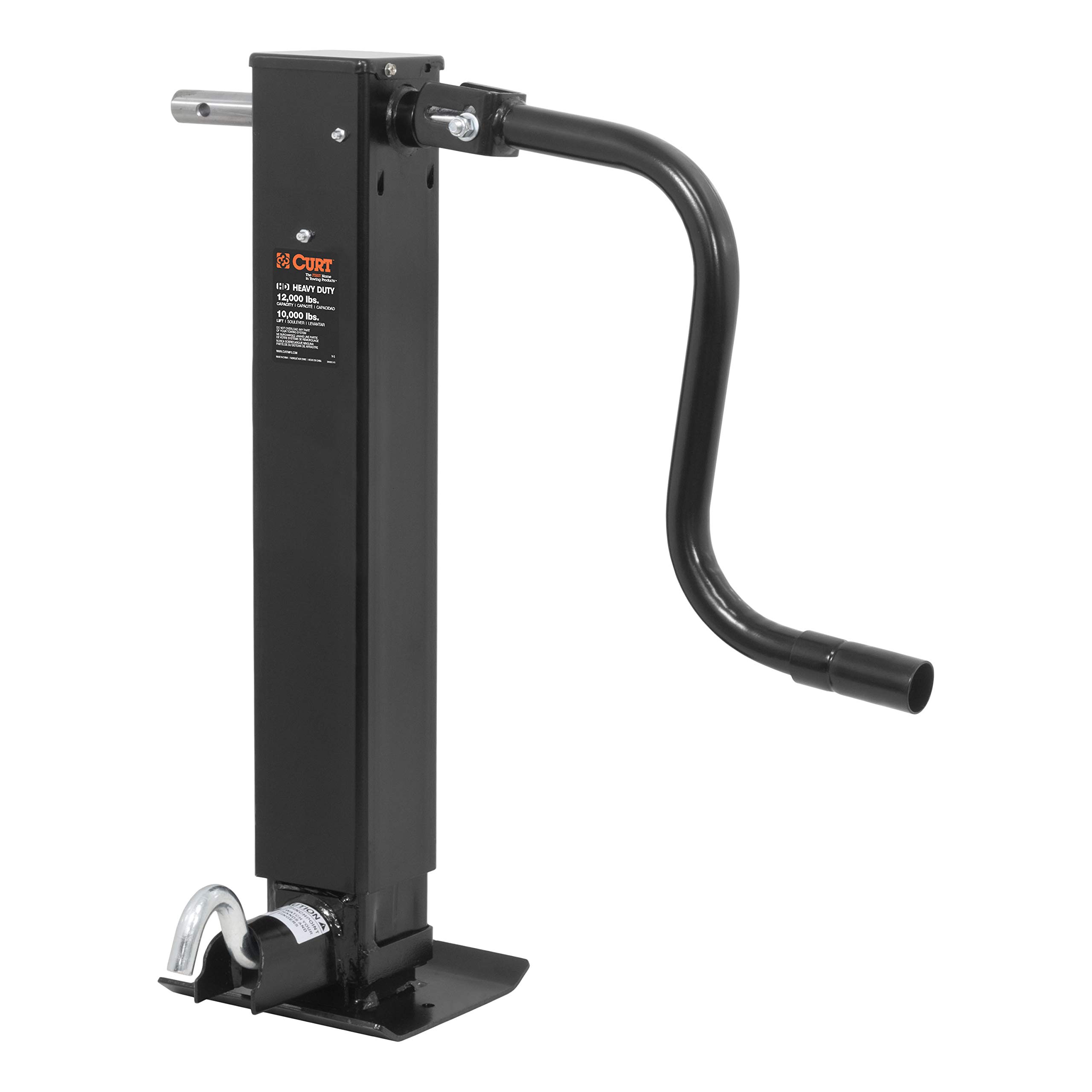 Amazon.com: Curt 28512 Side Wind Heavy Duty Square Jack : Automotive