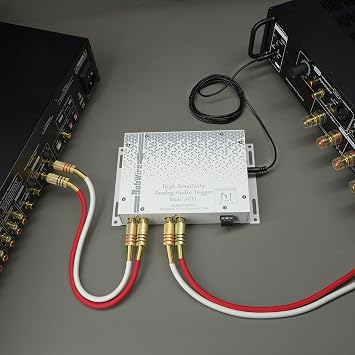 Audio Detection Device w/ 12V Trigger Outputs & Expansion Relay by BobWire, Model AAT1 - High Sensitivity - Add a 12V Trigger to Any Audio System!