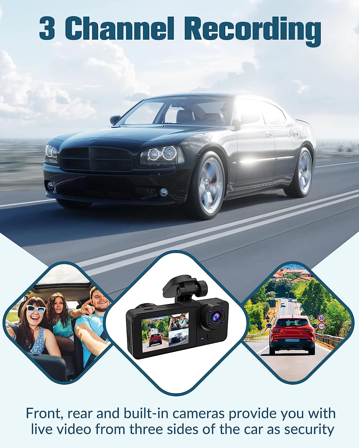 Dash Cam Auto 1080P Full HD - Visione Notturna, Parcheggio, 32GB Inclusa - Foto 10