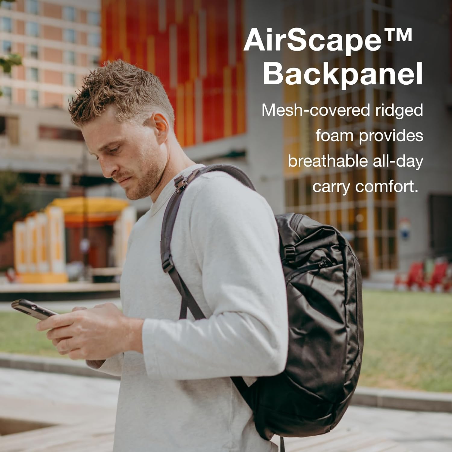 Osprey Transporter Zinch Water-Resistant Commuter Pack - Everyday Laptop Bag - Travel Backpack, Mystery White/Moody Burgundy