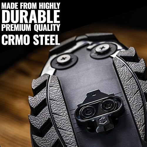 Miniatura 3 de PRO Bike Tool Tacos de repuesto para bicicleta sin placas de tacos  Compatible con pedales Shimano MTB SPD (SH51) para hombres y mujeres zapatos de