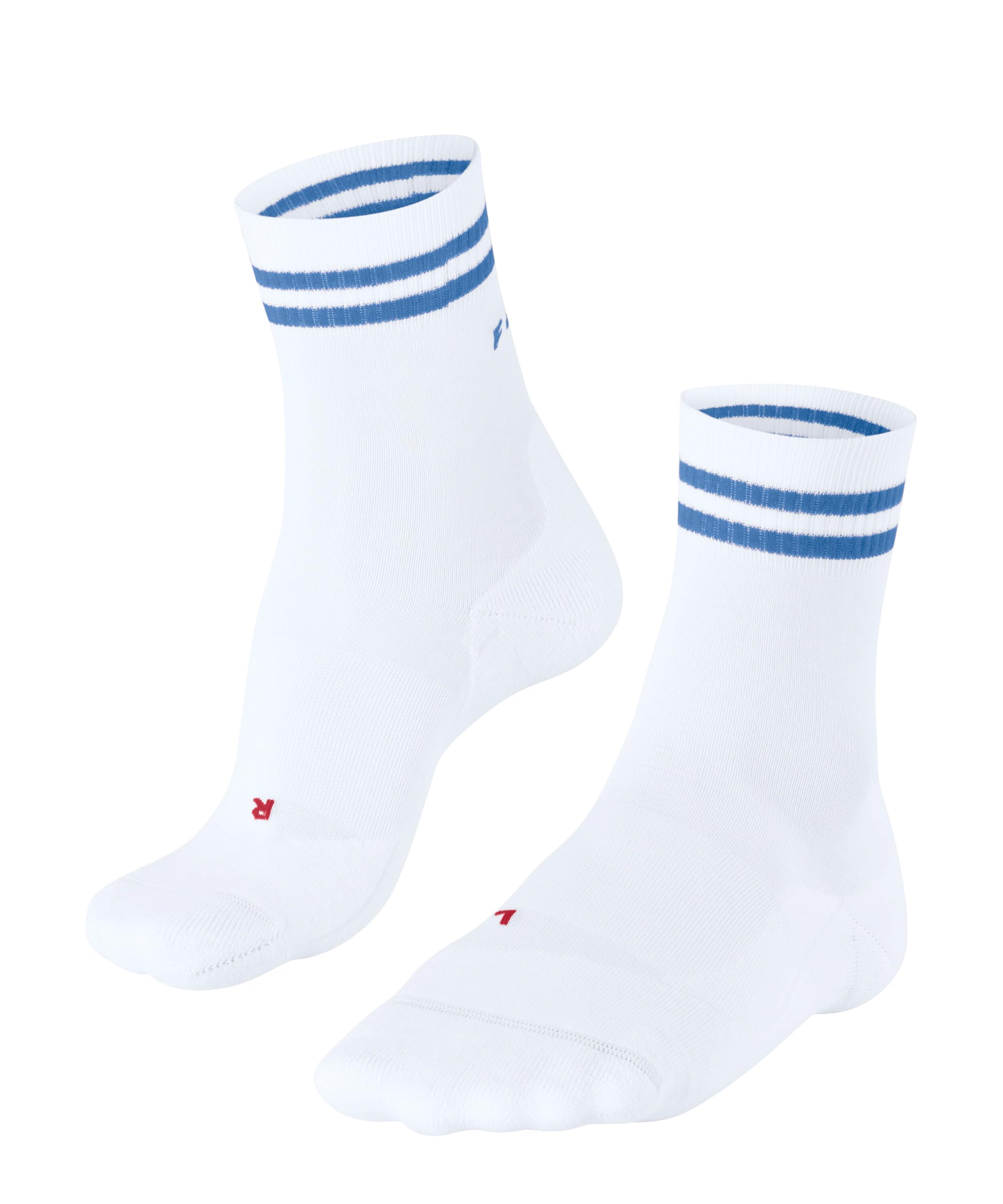 FALKE Men's RU4 Endurance M So Cotton Anti-Blister 1 Pair Running Socks, White 2009, 9.5-10.5