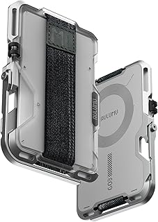 Aulumu G03 Transparently Magnetic Wallet Card Holder | Magnetic Wallet Compatible with MagSafe | Multi Function - Mobile P...