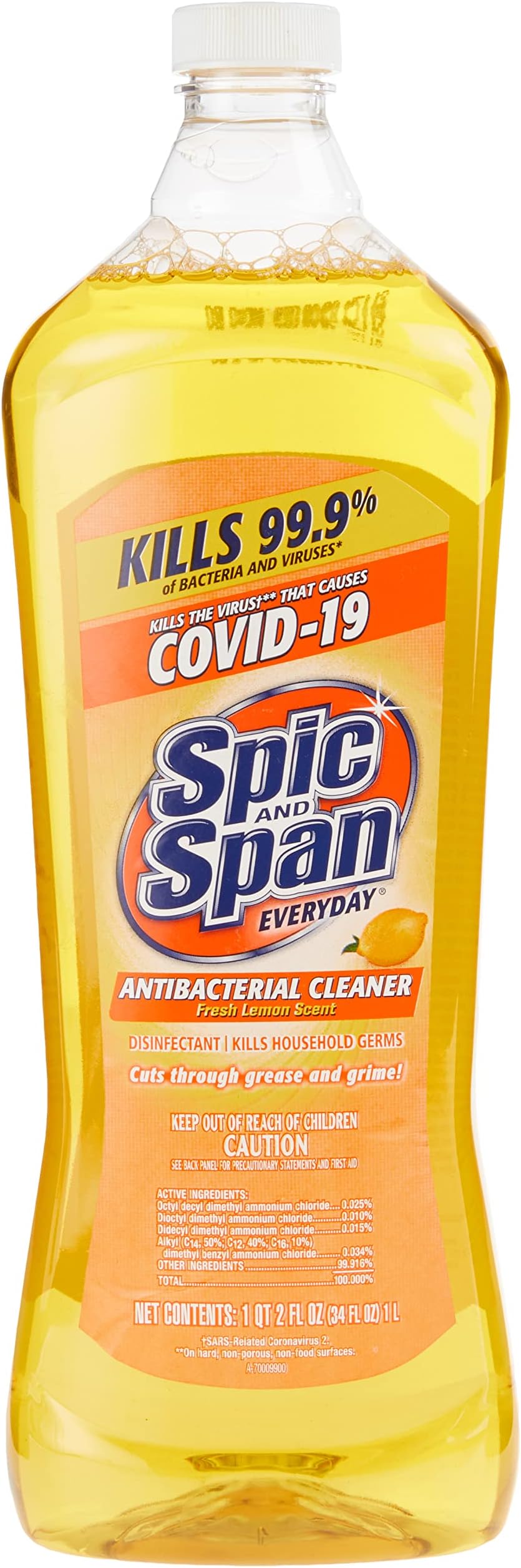 Lemon Antibacterial Pourable, 34 Fl Oz (17879636941)