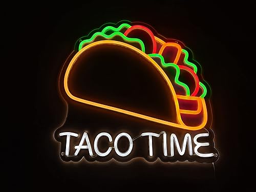Miniatura 7 de Taco neon sign, tacos led light, mexican neon lights, mexican food led sign (40, Yellow)