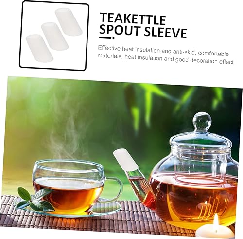 Miniatura 4 de Housoutil Juego de 10 cubiertas de boquilla para tetera, juego de tetera, fundas para vertedor, funda para tetera, funda para tetera, cubierta de