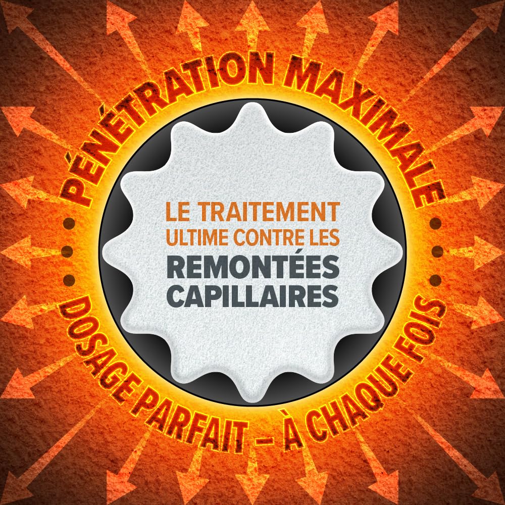 Dryrod Kit Anti Remontées Capillaires 6 m – Tiges Hydrofuges + Barrière d’Étanchéité Murale – Protection 20 Ans Anti-Humidité